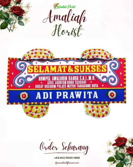 Papan Bunga Ucapan Selamat Way Dadi